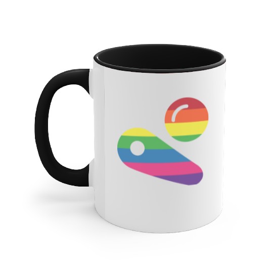 Pinball LGBT Player Accent Mugs
