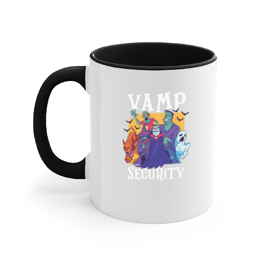 Vamp Security Funny Easy Halloween Costume Accent Mugs
