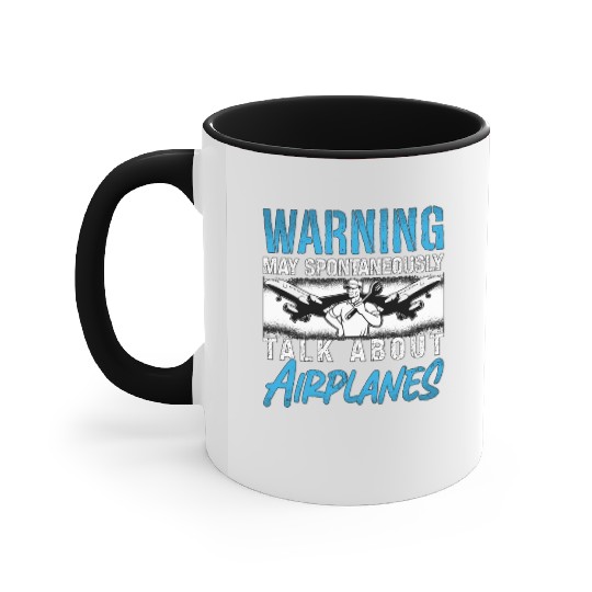 Aircraft Mechanic Warning May Fix Plane Aviation Accent Mugs