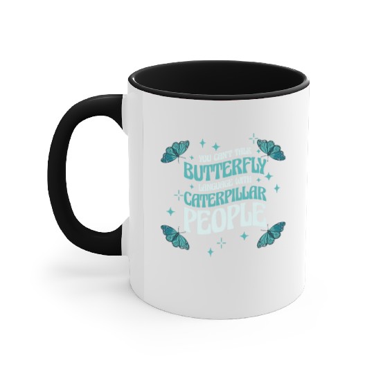 Celestial Art Butterfly Talking Mystical Insect Accent Mugs