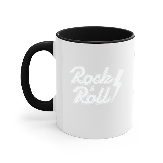 Rock & Roll Music Style Genre Guitar Rock Band Accent Mugs