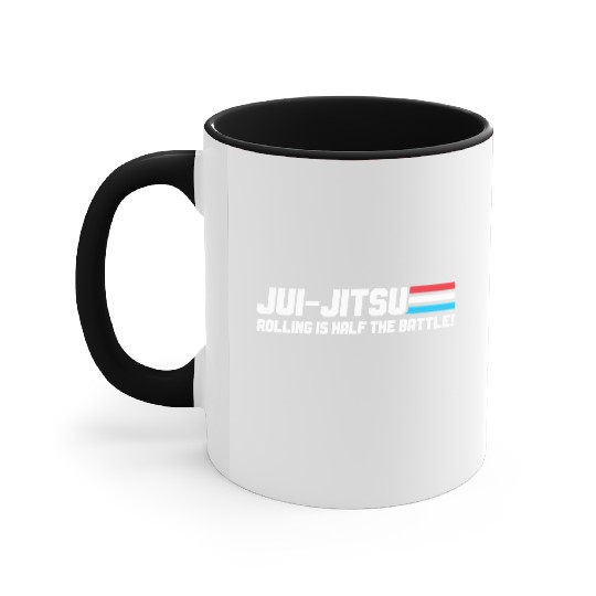Funny BJJ MMA Design Brazilian Jiu Jitsu Accent Mugs