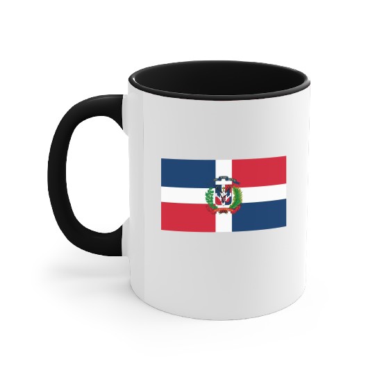 Dominican Republic flag phone case Accent Mugs