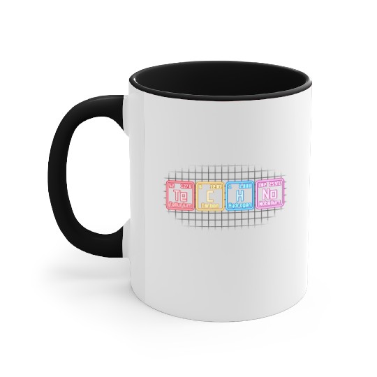 Techno Electronic Music Periodic Table Dj Accent Mugs