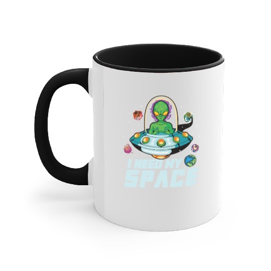 Alien Extraterrestrial Area 51 UFO Space Geek Gift Accent Mugs
