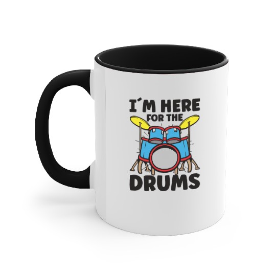 Drummer Drums Music Drum Set Drumming Accent Mugs