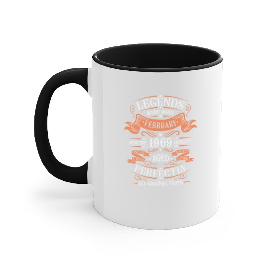 February 1969| February 1969 anniversary 1969 Accent Mugs