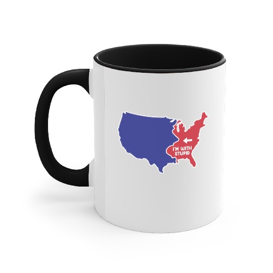 New Jersey US Design for patriotic New Jerseyans Accent Mugs