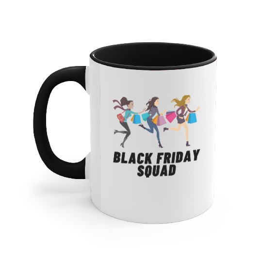Black Friday Squad Accent Mugs