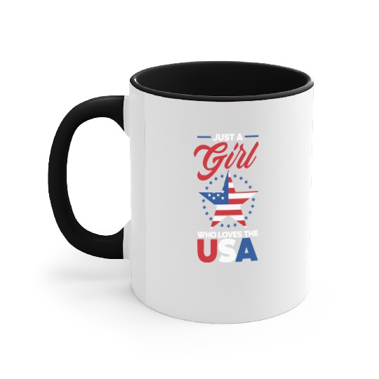 Patriotic American America US Flag USA 4th July Accent Mugs