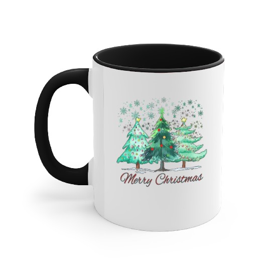 Christmas trees, Leopard Christmas Trees, Winter Accent Mugs