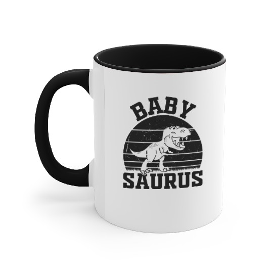 Baby Saurus Newborn Baby Dino Baby Dinosaur - Baby Accent Mugs