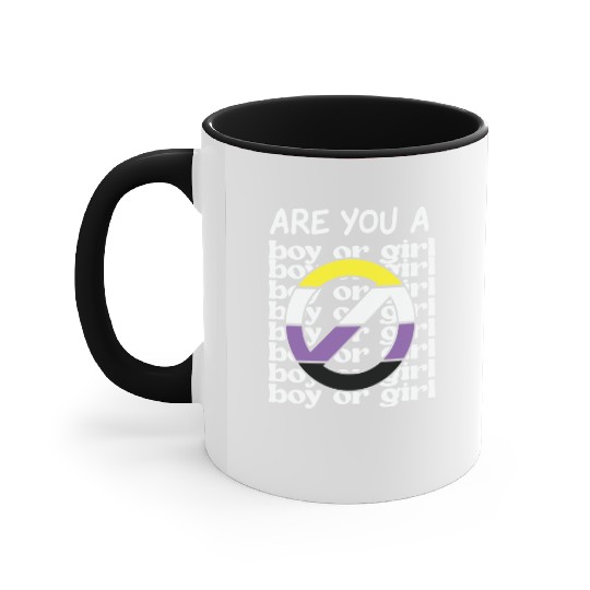 LBGT Flag Gay Pride Human Vintage Rainbow Accent Mugs