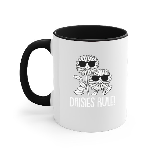 Daisy Gardening Sunglasses Accent Mugs