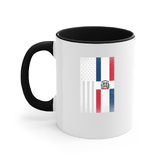 Dominican Republic Design for Dominican Americans Accent Mugs