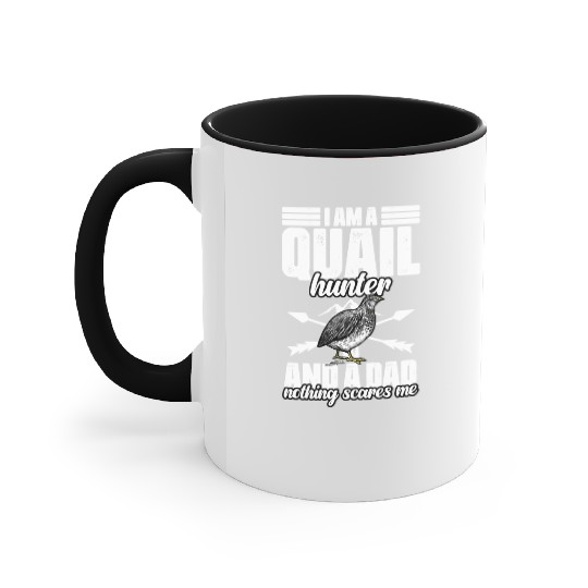Funny Quail Hunting Hobby Northern Bobwhite Quail Accent Mugs