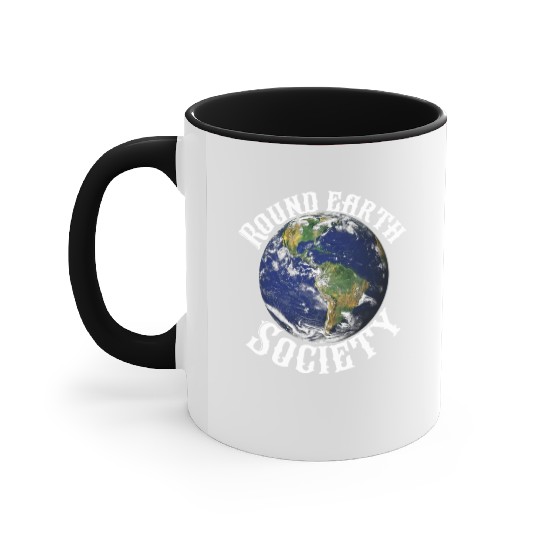 Round earth society Accent Mugs