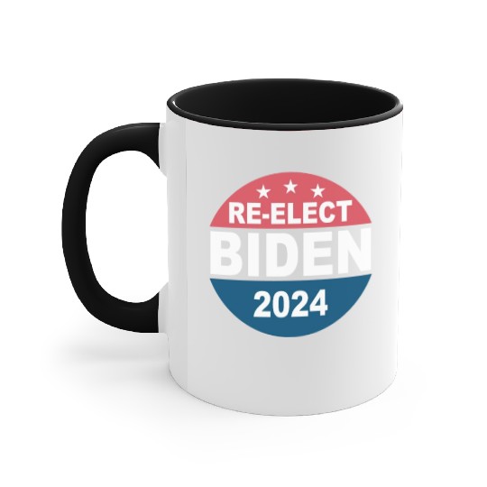 Re-Elect Joe Biden 2024 Democrats Accent Mugs