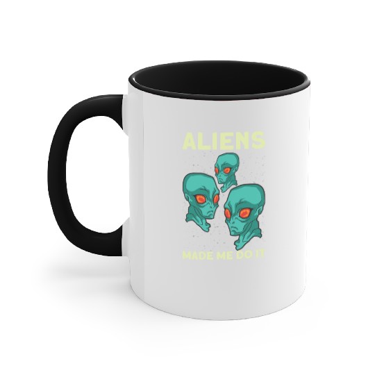 Alien Extraterrestrial Area 51 UFO Space Geek Gift Accent Mugs