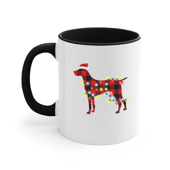 German Shorthaired Pointer Christmas Dog Lover Accent Mugs