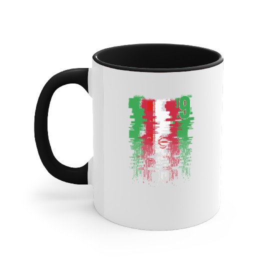 Iran Soccer team Jerseys Iran team 2022 number 9 Accent Mugs