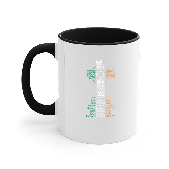 Celtic cross Accent Mugs