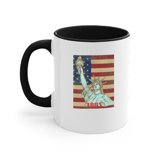 LOVE-Statue of Liberty Accent Mugs