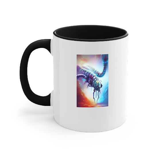 Alien insect Accent Mugs