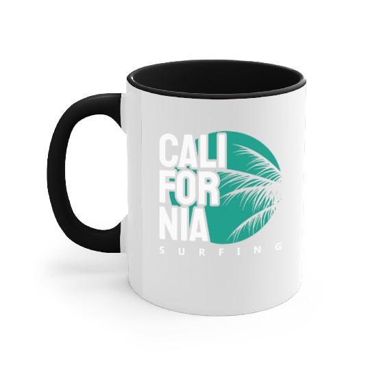 California surfing Accent Mugs
