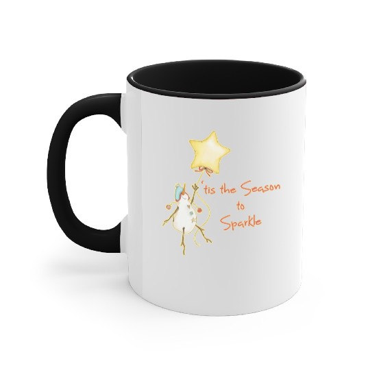 'tis the season to sparkle Accent Mugs