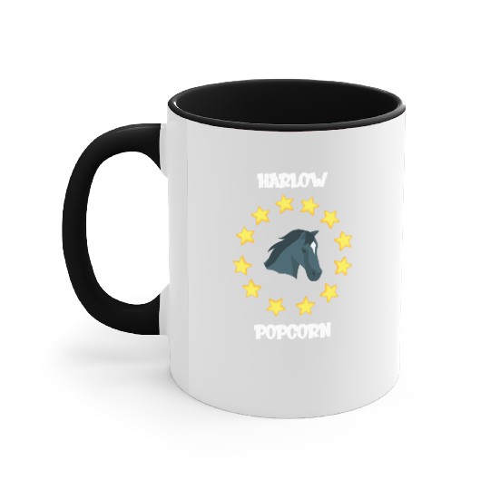 Harlow And Popcorn Merch Popcorn The Pony Accent Mugs