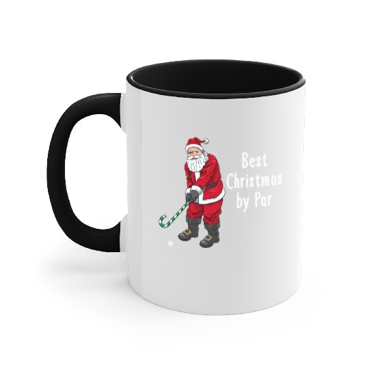Golf Santa Claus Pun Golfer Gift Golfing Accent Mugs