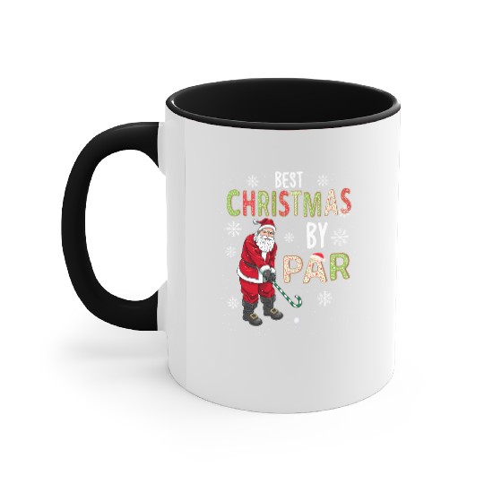 Golf Santa Claus Pun Golfer Gift Golfing Accent Mugs