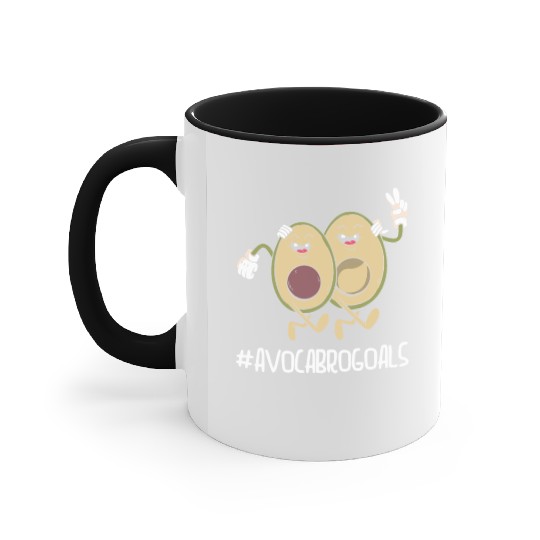 Sibling Big Brother Avocado Goals Hilarious Puns Accent Mugs