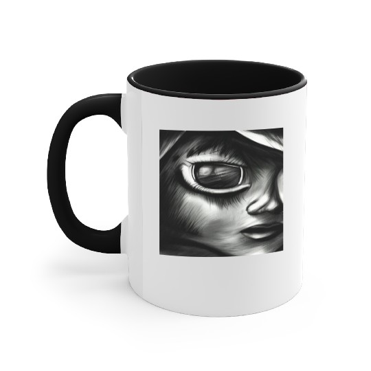 The truth is out there Look into my eyes and find Accent Mugs