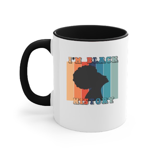 i m black history Accent Mugs