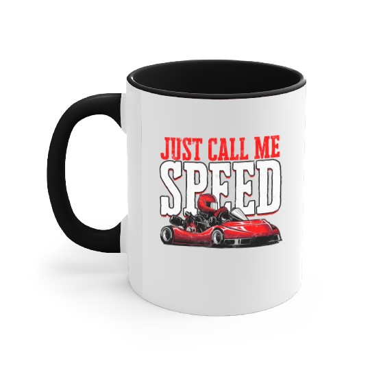 Go Kart Racer Pit Crew Car Racing Karting Accent Mugs