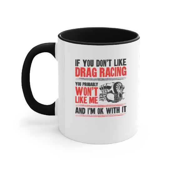 Drag Racing Race Car Vintage If Accent Mugs