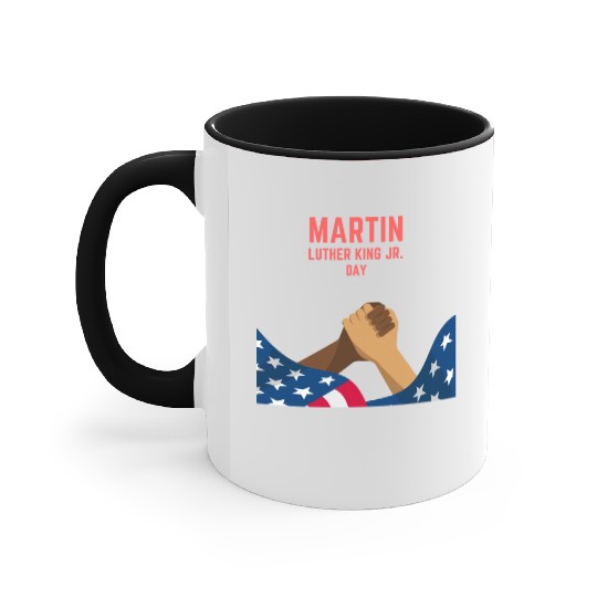 Martin Luther king jr. day Accent Mugs