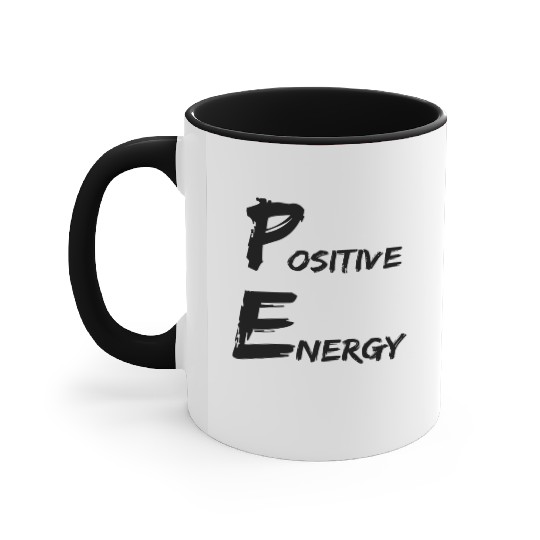 Positive Energy PE teacher Physical Education Accent Mugs