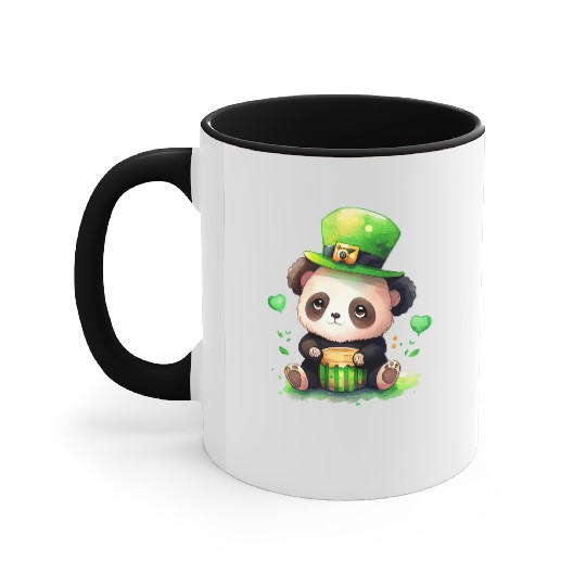 St Patrick's Day Irish Funny Panda Saint Patrick Accent Mugs