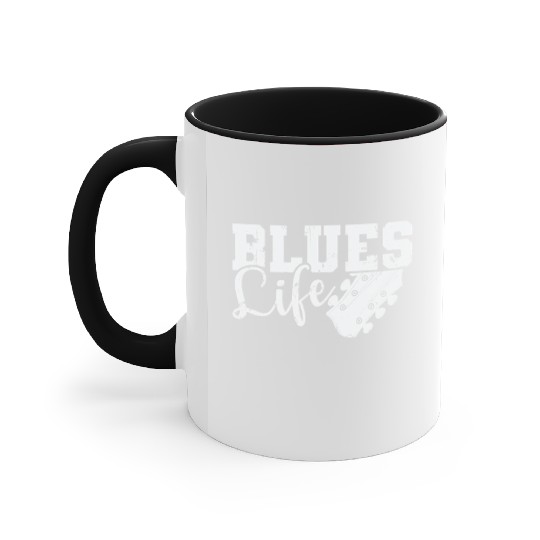 Blues Life Music Trumpet Chicago Accent Mugs