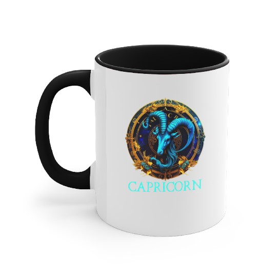 Embrace Your Capricorn Identity: Capricorn Pride Z Accent Mugs