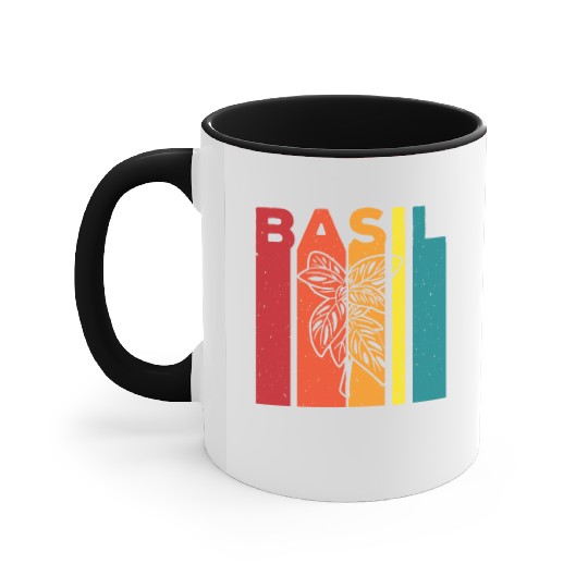 Basil Design Herb Lover Accent Mugs