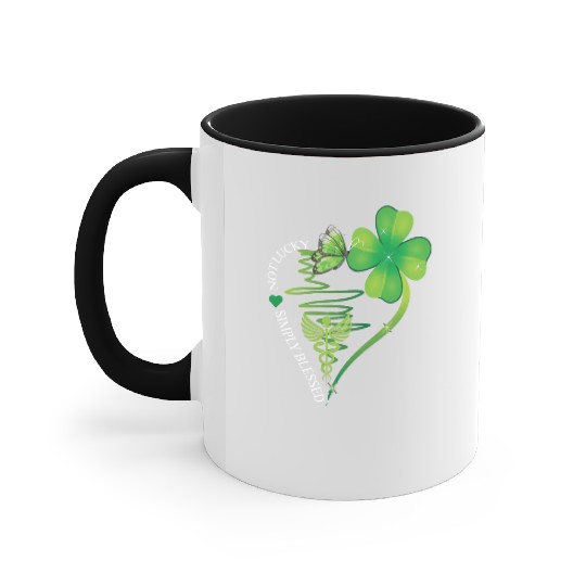 Nurse St Patricks Day Gifts Accent Mugs