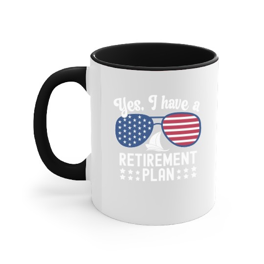 Sailing Retirement Plan Retired Sailor Sailboat Accent Mugs