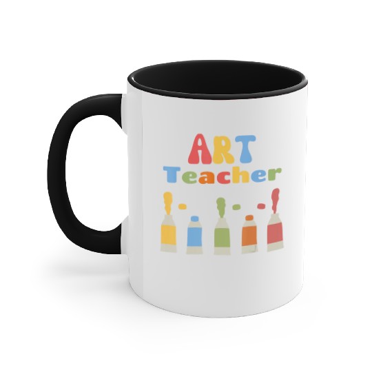 Back To School Art Teacher First Day of School Tea Accent Mugs