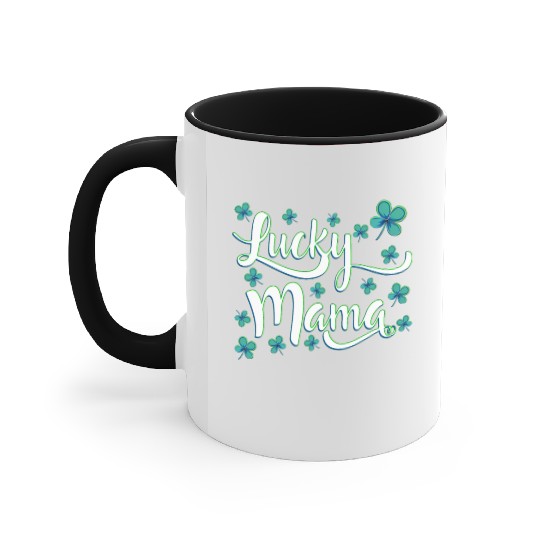 Lucky Mama St. Patrick's Day Mom Accent Mugs