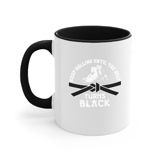 Brazilian Jiu Jitsu MMA Bjj Hugger Accent Mugs