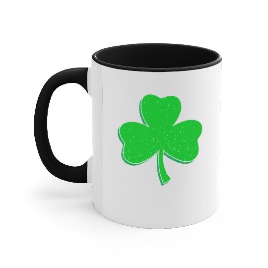 CLOVER LEAF GRUNGE Accent Mugs